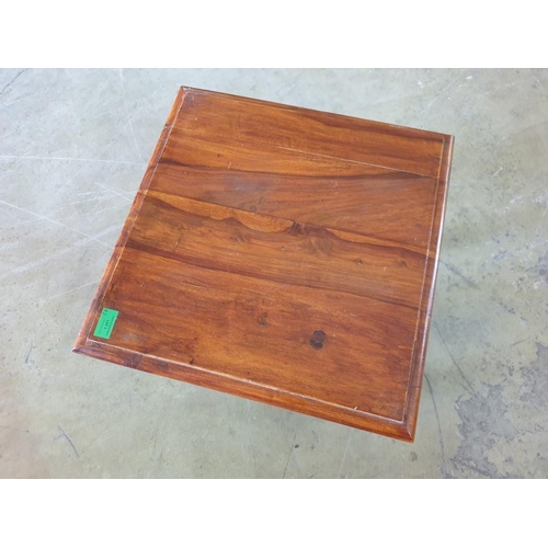 3 - Solid Wood Mexican Pine Style Coffee Table with Turned Legs (45cm x 45cm x 40cm)