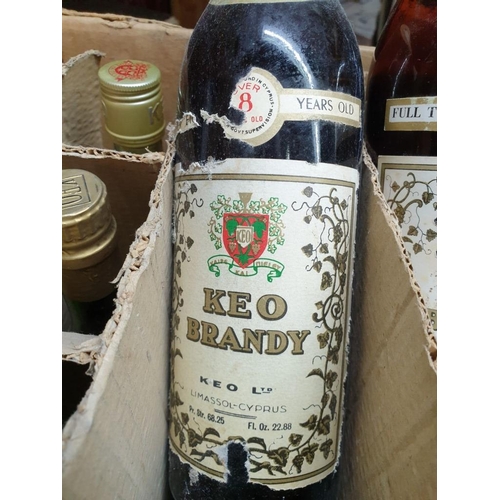 31 - Case of 1972 Keo Brandy, 6 x 8 Year 