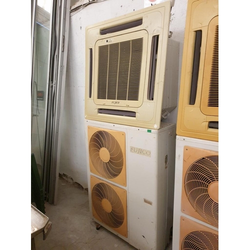 459 - Fujico Cassette Air Conditioning (Compressor and Ceiling Unit) Relive 48,000 BTU and R22 Refrigerant