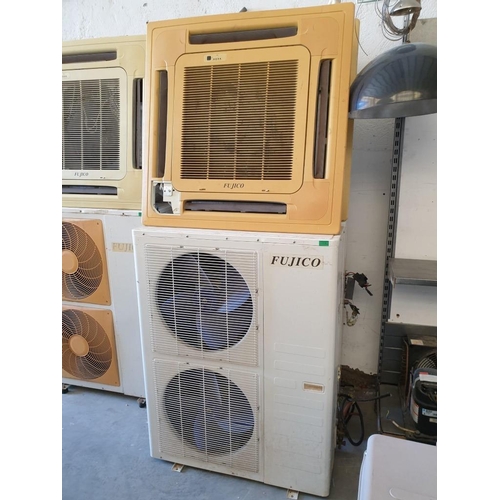 463 - Fujico Cassette Air Conditioning (Compressor and Ceiling Unit) Relive 48,000 BTU and R22 Refrigerant