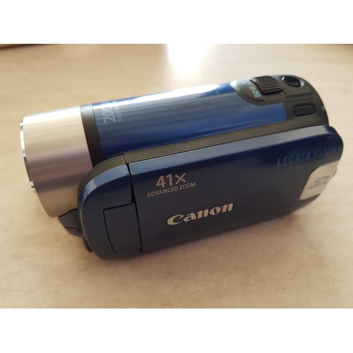 112 - Canon Lefria FS306 Video Camera 41 x Advanced Zoom with Charger