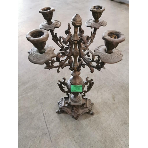 269 - Vintage Ornate 4 - Arm Chandelier