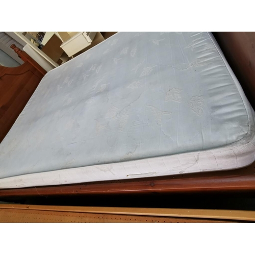 315 - Pine Double Bed with Internal Spring Mattress (208cm x 160cm)