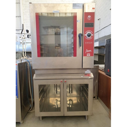 170A - Stainless Steel Commercial Oven, 'Lainox Aroma' (Model LX TYP EPE086T) Together with / over Lainox P... 