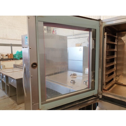 170A - Stainless Steel Commercial Oven, 'Lainox Aroma' (Model LX TYP EPE086T) Together with / over Lainox P... 