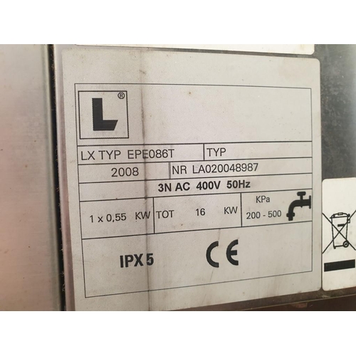 170A - Stainless Steel Commercial Oven, 'Lainox Aroma' (Model LX TYP EPE086T) Together with / over Lainox P... 