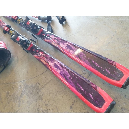 69 - Salomon Evolution 9 x Pair of Skis, Salomon Poles and Salomon Ski Boots (A/F)