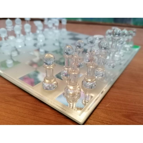 178 - Glass / Mirror Mini Chess