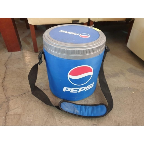 15 - Round Pepsi Cool Box with Shoulder Strap and 3 x Ice Packs