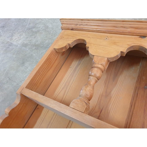 22 - Solid Pine Wall Hanging Display Unit with 4 - Drawers (90cm x 77cm x 15cm)