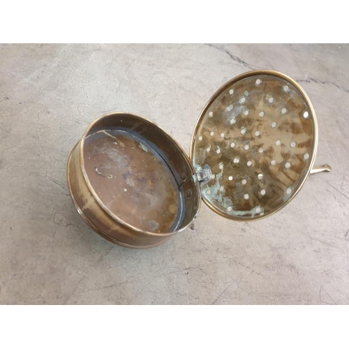 33 - Brass Chestnut Roasting Pan