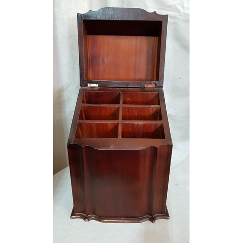 30A - Wooden Box with Oriental Decor