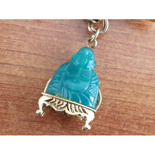 9 - 9ct Gold Double Link Charm Bracelet with Safety Chain, Complete with Collection of 9ct Gold (.375) C... 