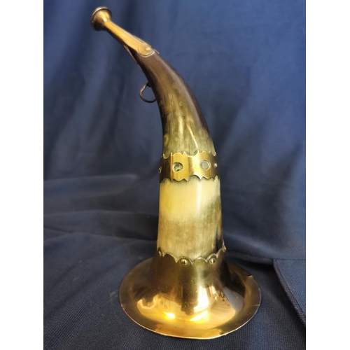 57 - Brass and Bone Hunting Horn