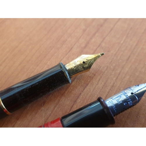 64 - 2 x Fountain Pens; Parker and Sheaffer with Ink Cartidges