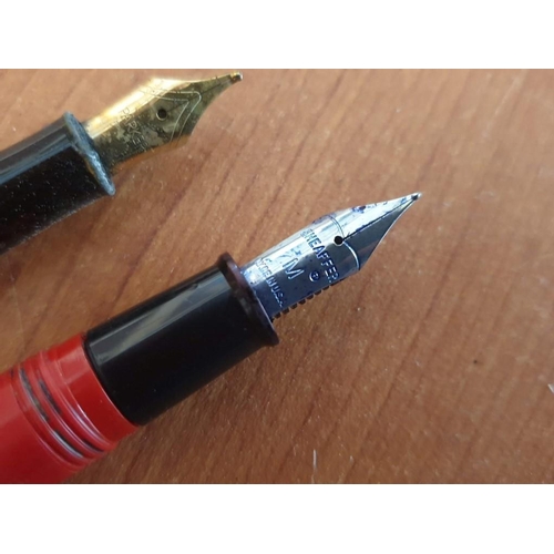 64 - 2 x Fountain Pens; Parker and Sheaffer with Ink Cartidges