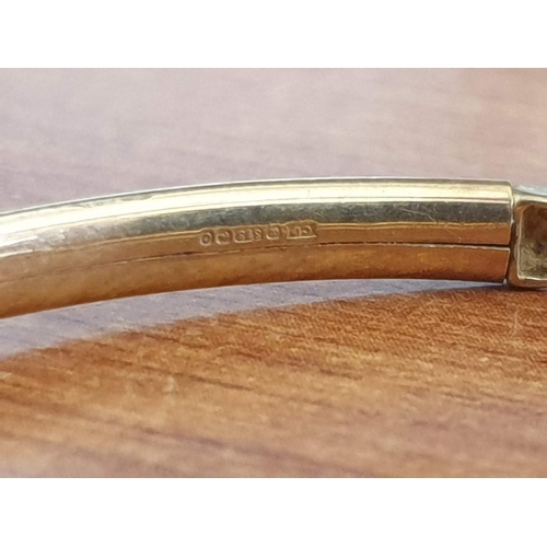 78 - Collection of 9ct Gold (Scrap or Repair); Bangle with Dolphin (5.7g), Bar Broach (Missing Stone, 2.7... 