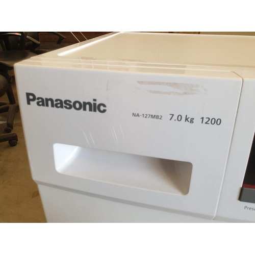 92 - Panasonic Washing Machine, 7kg, NA-127MB2, White Colour