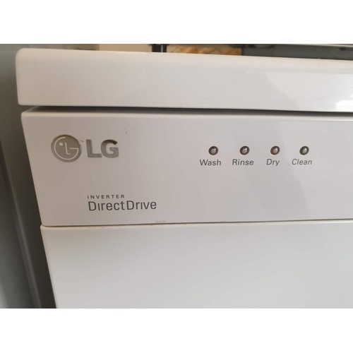 94 - LG Direct Drive Inverter Dishwasher, White Colour, Model: D14522 WF, (60 x 60 x 85cm)