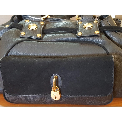 425 - GF Ferre Black Leather Ladies Handbag (New)