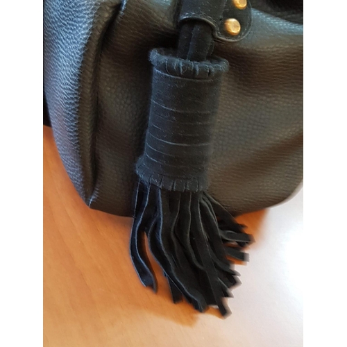 425 - GF Ferre Black Leather Ladies Handbag (New)