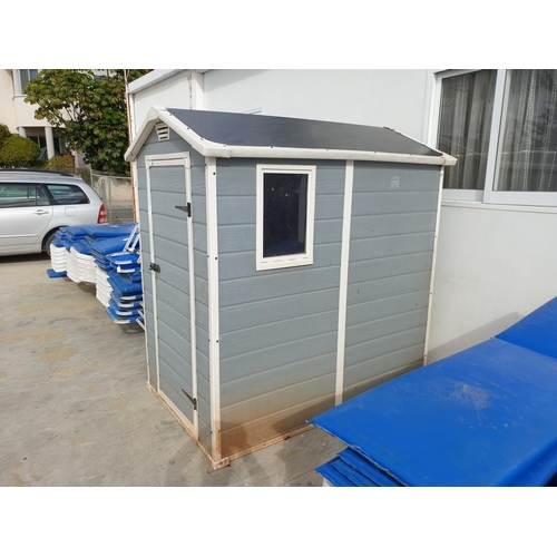 1 - Keter Garden / Storage Shed (116cm W x 182cm D x 197cm H)