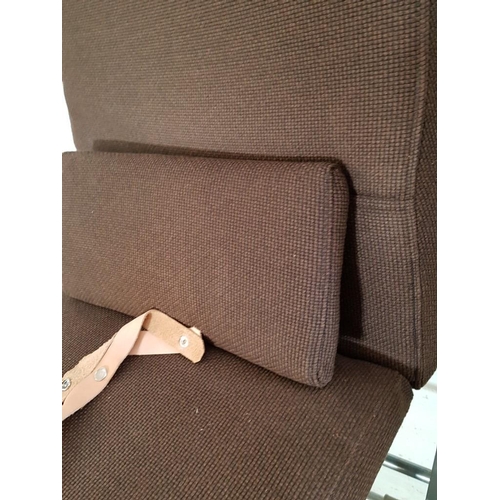 142 - Ikea POÄNG Brown Fabric Chair Cover (x2)