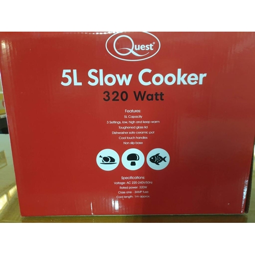 194 - Quest 5L Slow Cooker (320 Watt)