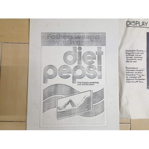 207 - Collection of Vintage Pepsi Advertising Posters inc; 2 x 