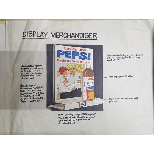 207 - Collection of Vintage Pepsi Advertising Posters inc; 2 x 