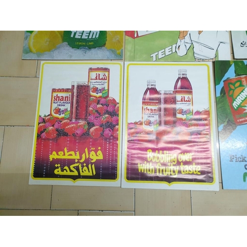 213 - 7 x Teem, Shani and Mirinda Drink Advertising Posters (7)