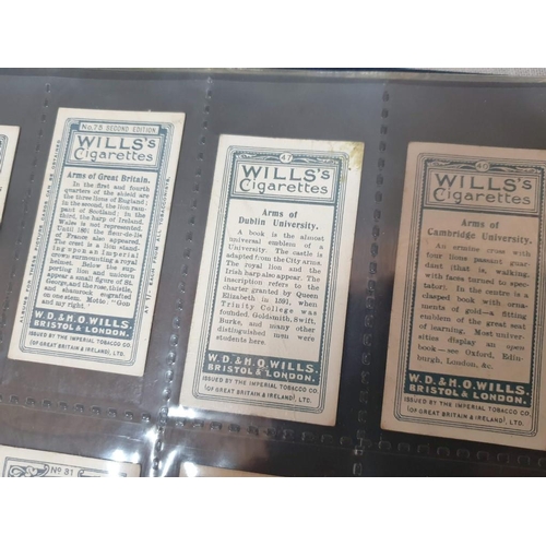 285 - Large Collection of Antique Wills Cigarette Cards, Various Sets, in Blue Nostalgia Presentation Albu... 