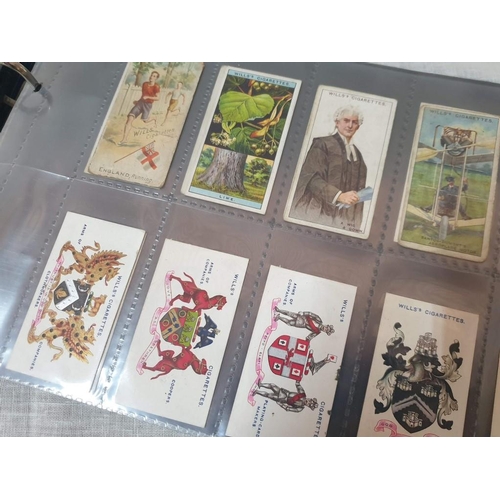 285 - Large Collection of Antique Wills Cigarette Cards, Various Sets, in Blue Nostalgia Presentation Albu... 