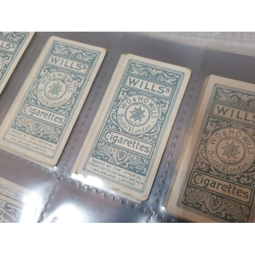 285 - Large Collection of Antique Wills Cigarette Cards, Various Sets, in Blue Nostalgia Presentation Albu... 