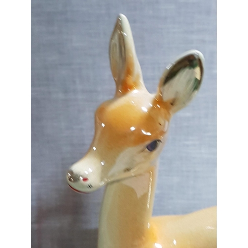 72 - Bambi and His Roe Deer Mum Ceramic Figurine