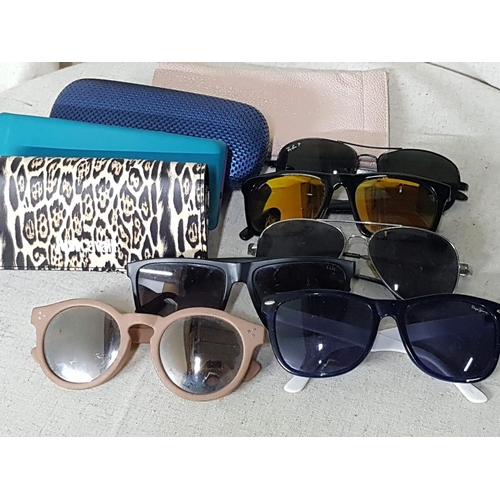 91 - 6 x Pair of Sunglasses and 4 x Cases