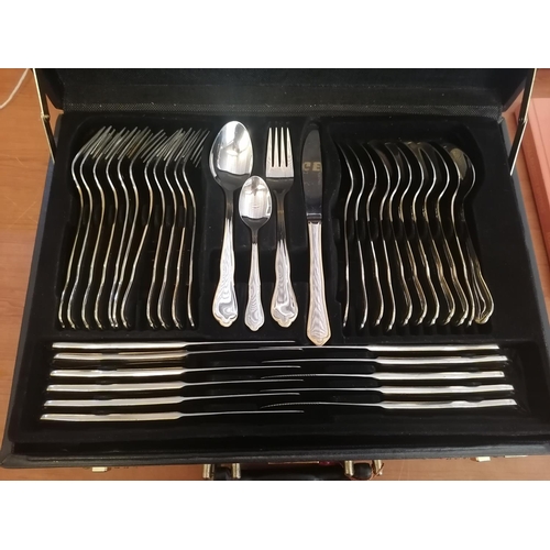 223 - Solingen German Cutlery Set (For 12)in Display Suitcase