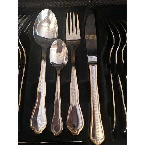 223 - Solingen German Cutlery Set (For 12)in Display Suitcase