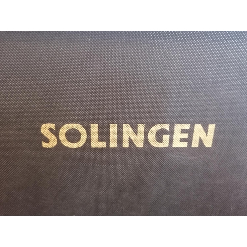 223 - Solingen German Cutlery Set (For 12)in Display Suitcase