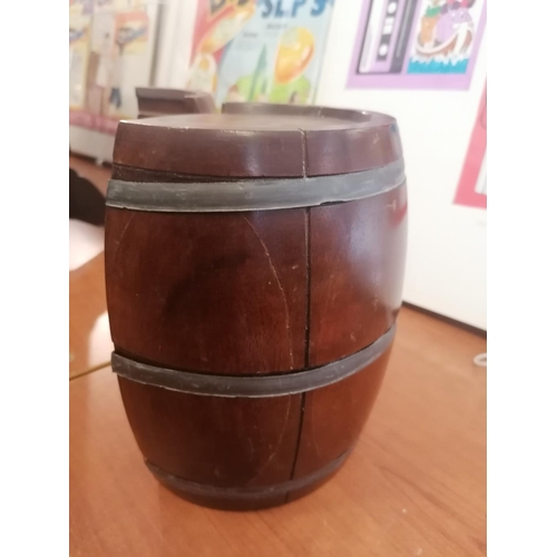 273 - Hand Made Barrel (Souvenirs for Gardening), Approx. 20cm high and 15cm diameter