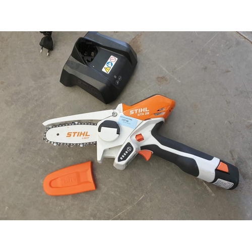 66 - Stihl GTA26 Cordless / Battery Garden Pruner *Working when Lotted*