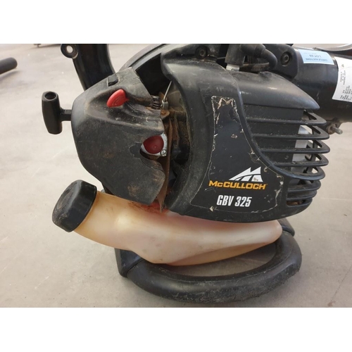 69 - Mcgulloch GBV 325 Petrol Leaf Blower *Working when Lotted*