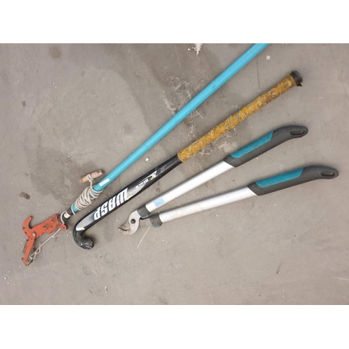 75 - Long Reach Branch Cutters, Regular Branch Cutters and Hockey Stick (3)