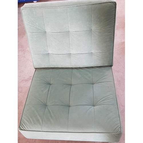 64 - Modern Light Green Colour Armchair