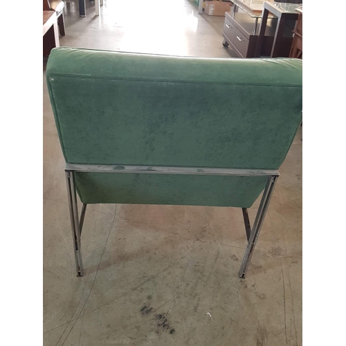 64 - Modern Light Green Colour Armchair