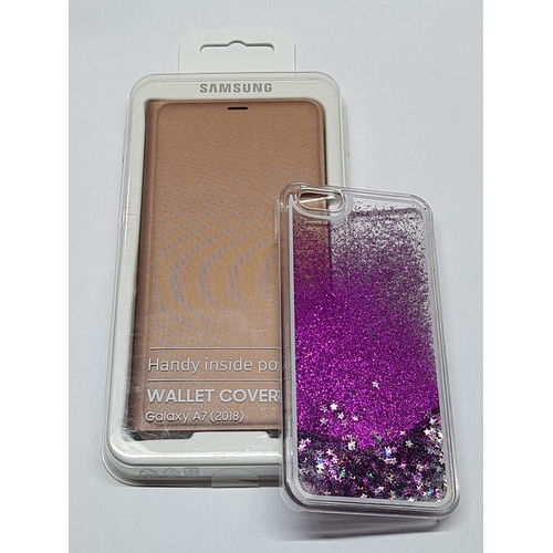 710 - Mobile Telephone Covers - Wallet Cover Galaxy A7 (2018) and One Other