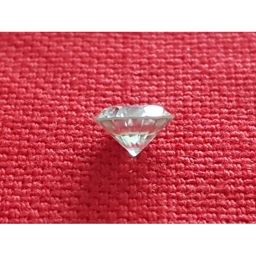 110 - Round Cut CVD Synthetic Diamond 0.90