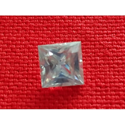 120 - Princess Cut CVD Synthetic Diamond, Approx 1.54ct