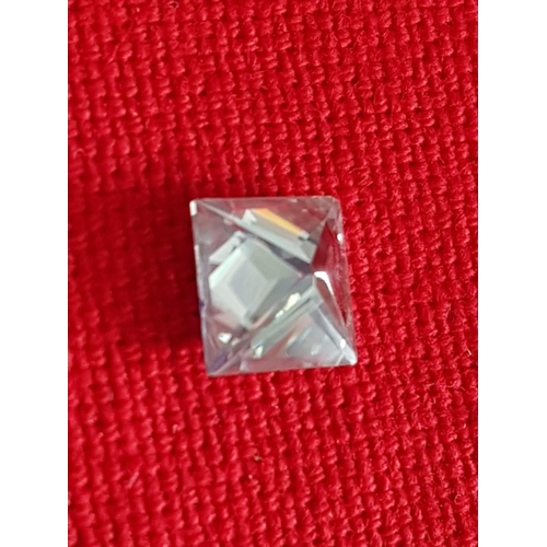 120 - Princess Cut CVD Synthetic Diamond, Approx 1.54ct