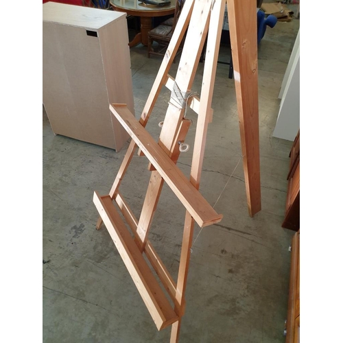 2 - Large Wooden Artist Easel (Approx. H:190cm)